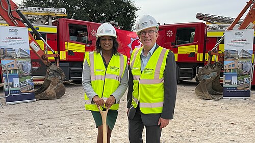 Cllrs Ajanta Hilton and Steve Jarvis